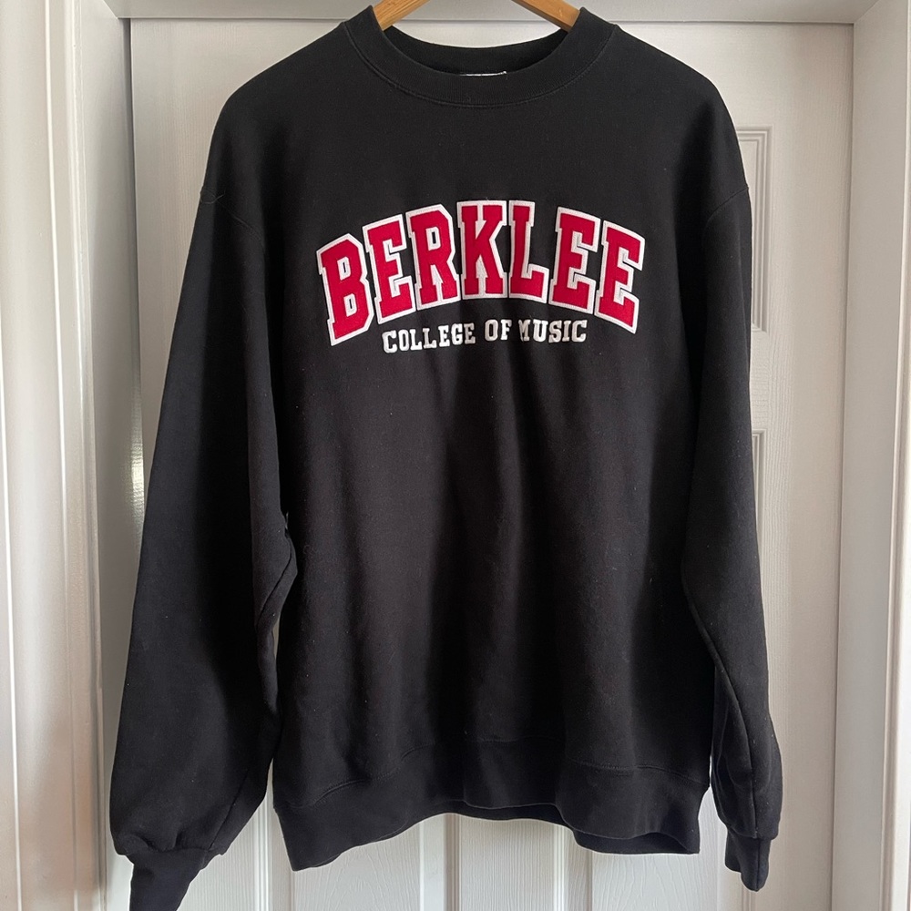 Berklee College of Music Champion Black Pullover Sweater